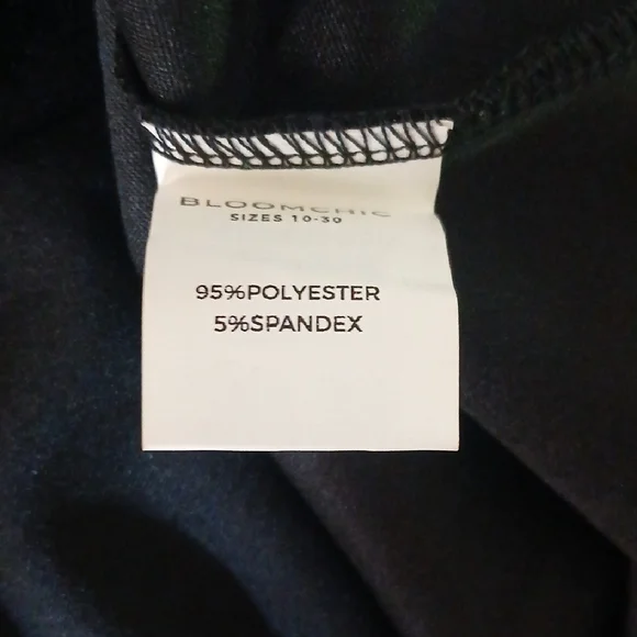 BloomChic Black Long Sleeve Dress with Pearl Accents - Picture 12 of 12